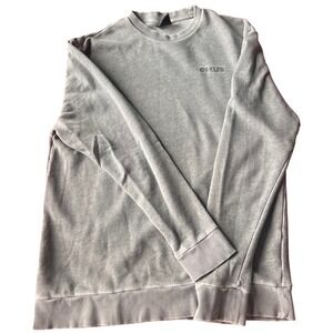 Vintage OAKLEY Gray Faded sweatshirt Spellout Size Medium Y2K 90s